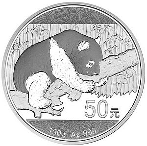 2016 panda refined 150 grams of silver