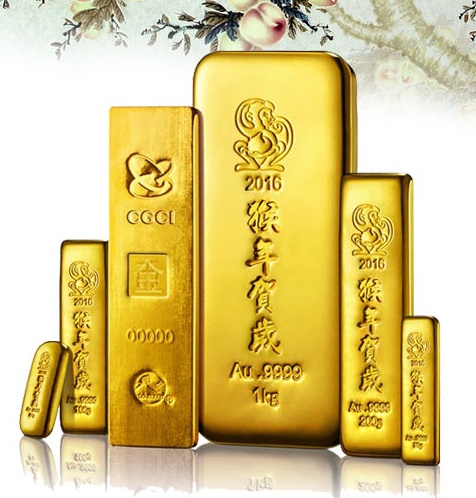 2016 bingshen (monkey) year 30 grams of gold